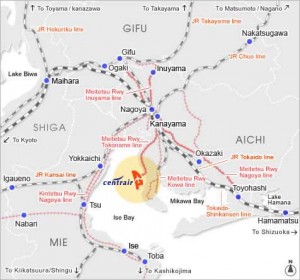 Nagoya Airport Map