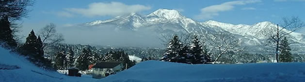 Mount Myoko in winter - Myoko Kogen