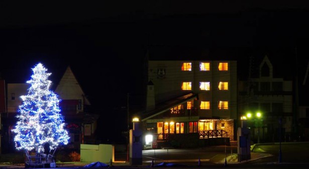 silverhorn-hotel-myoko-night