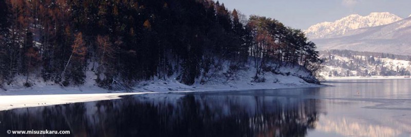 lake nojiri winter